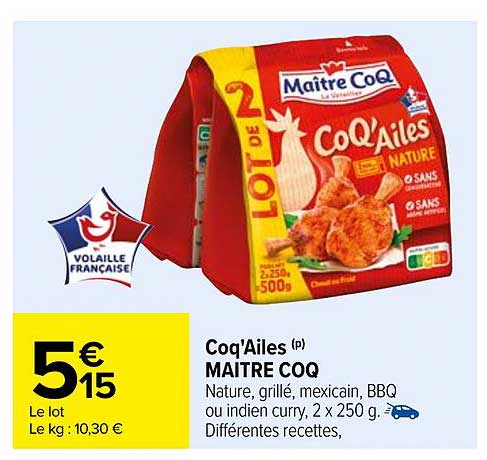 coq'ailes maître coq