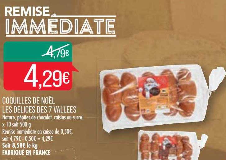 Coquilles De Noël Les Délices Des 7 Vallées