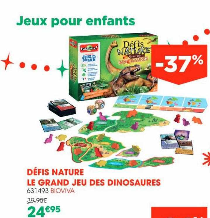défis nature le grand jeu des dinosaures