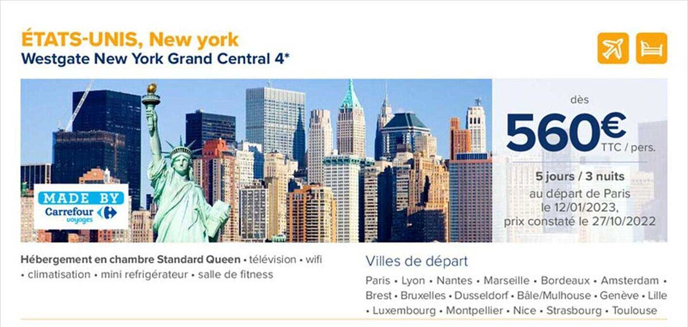états-unis, new york - westgate new york grand central 4*