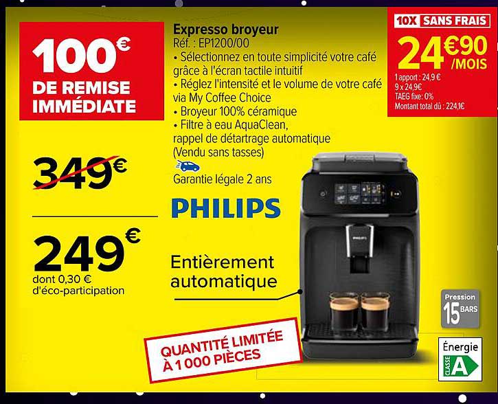 Expresso Broyeur Philips