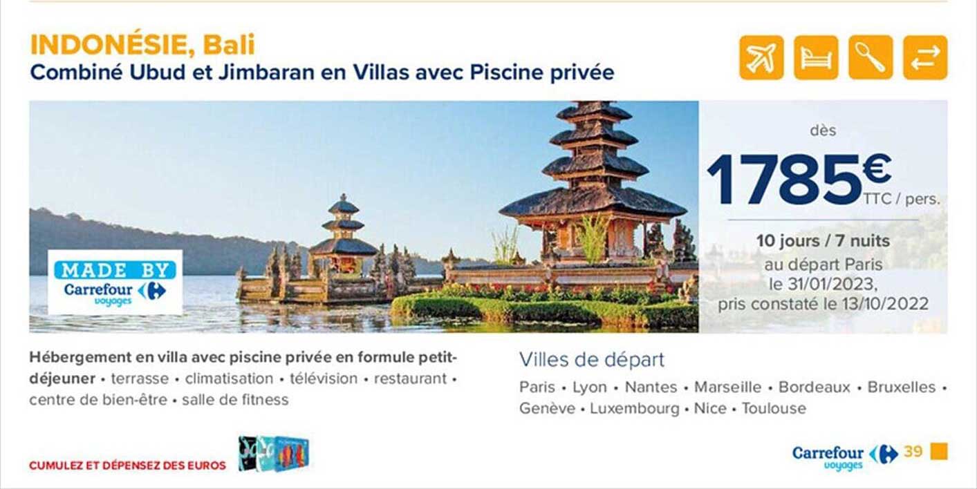 indonésie, bali - combiné ubud et jimbaran en villas avec piscine privée