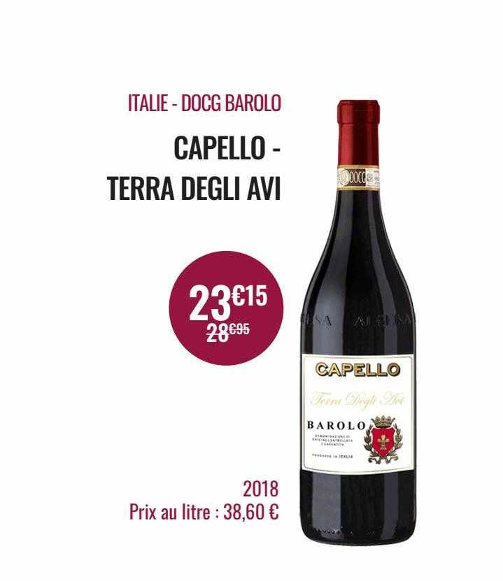 italie - docg barolo capello - terra degli avi