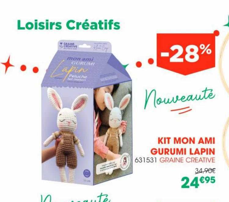 kit mon ami gurumi lapin
