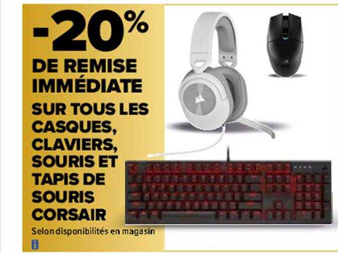Les Casques, Claviers, Souris Et Tapis De Souris Corsair