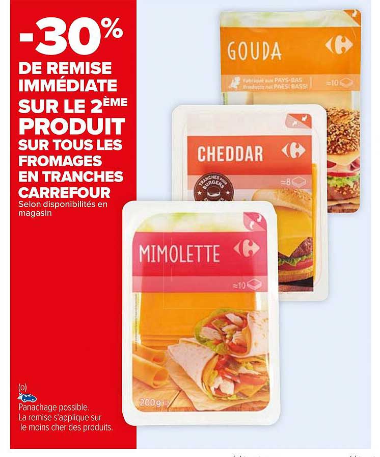 Les Fromages En Tranches Carrefour