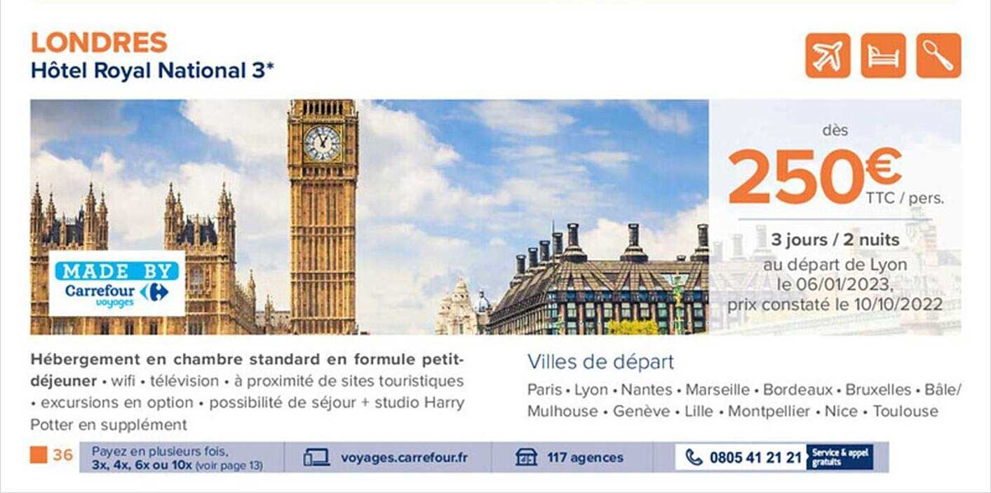 londres - hôtel royal national 3*