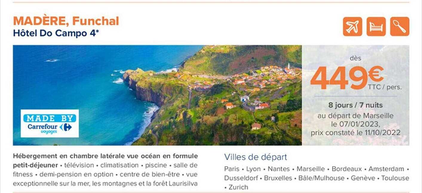 Madère, Funchal - Hôtel Do Campo 4*