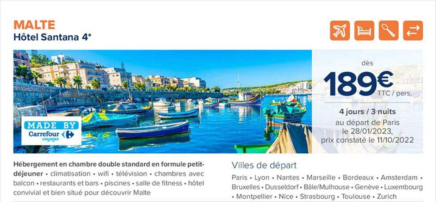 malte - hôtel santana 4*