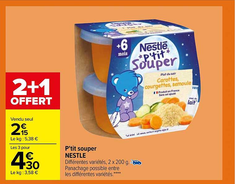 p'tit souper nestlé