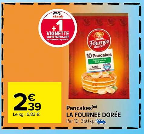 pancakes la fournée dorée