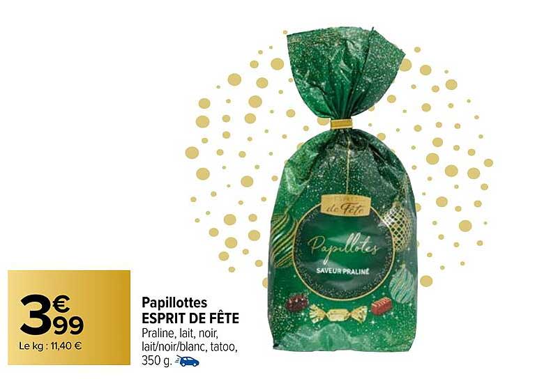 papillotes esprit de fête