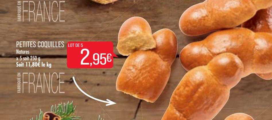 petites coquilles natures