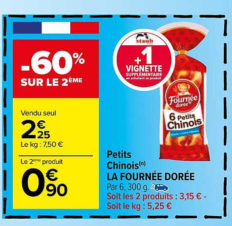 petits chinois la fournée dorée