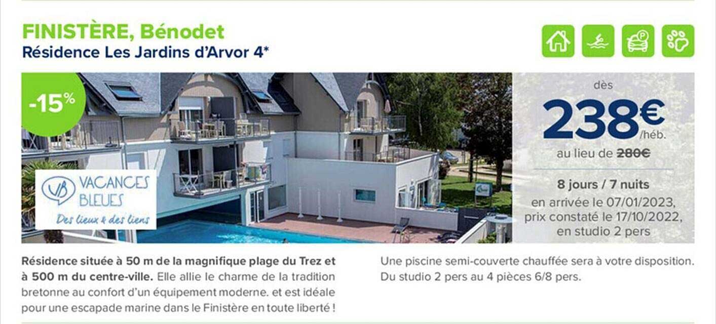 Résidence Les Jardins D'arvor 4*