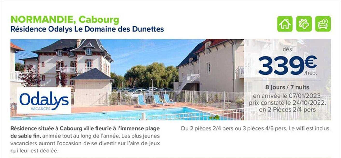 résidence odalys le domaine des dunettes