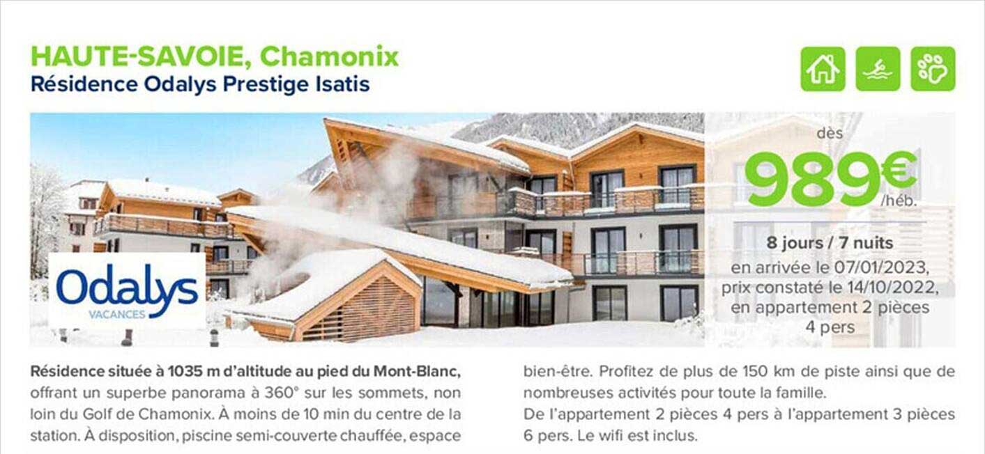 résidence odalys prestige isatis