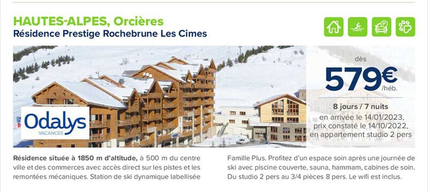 résidence prestige rochebrune les cimes