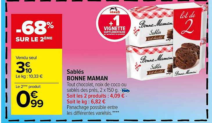 sablés bonne maman