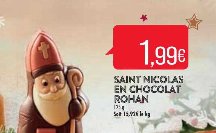 saint nicolas en chocolat rohan
