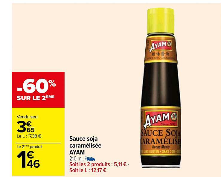 Sauce Soja Caramélisée Ayam