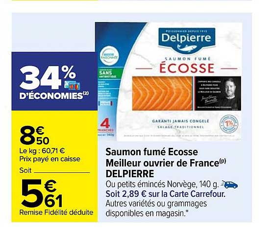 saumon fumé écosse meilleur ouvrier de france delpierre