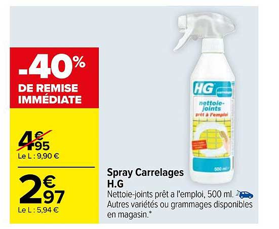 spray carrelages h.g