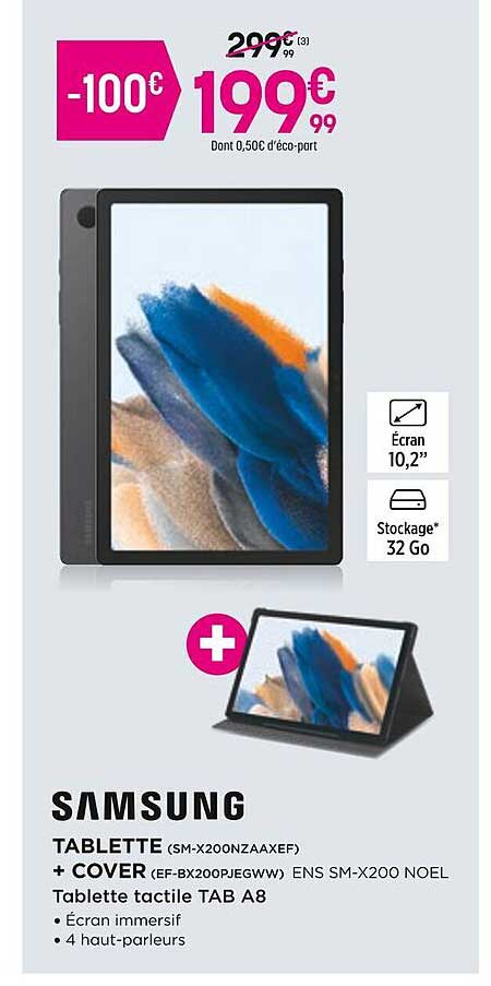 tablette + cover samsung