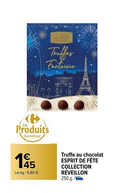 Truffe Au Chocolat Esprit De Fête Collection Réveillon