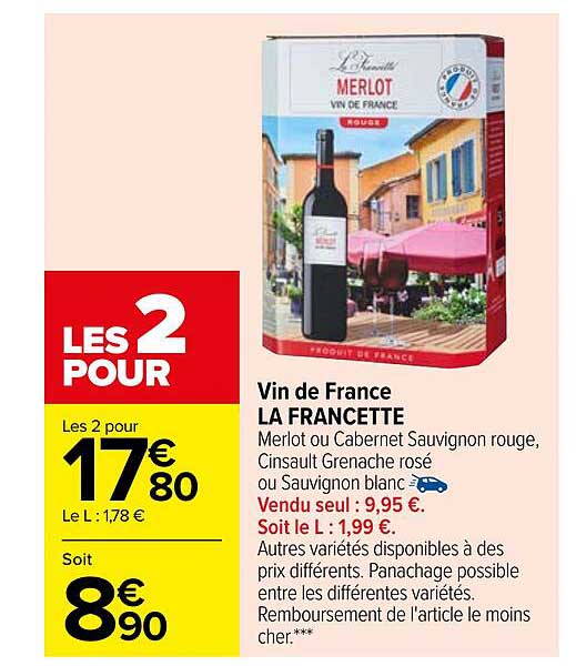 Vin De France La Francette