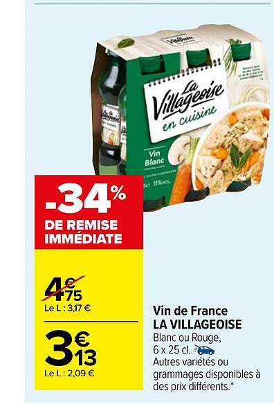 vin de france la villageoise