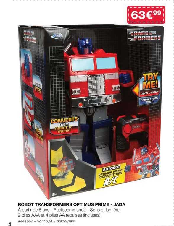 robot transformers optimus prime - jada