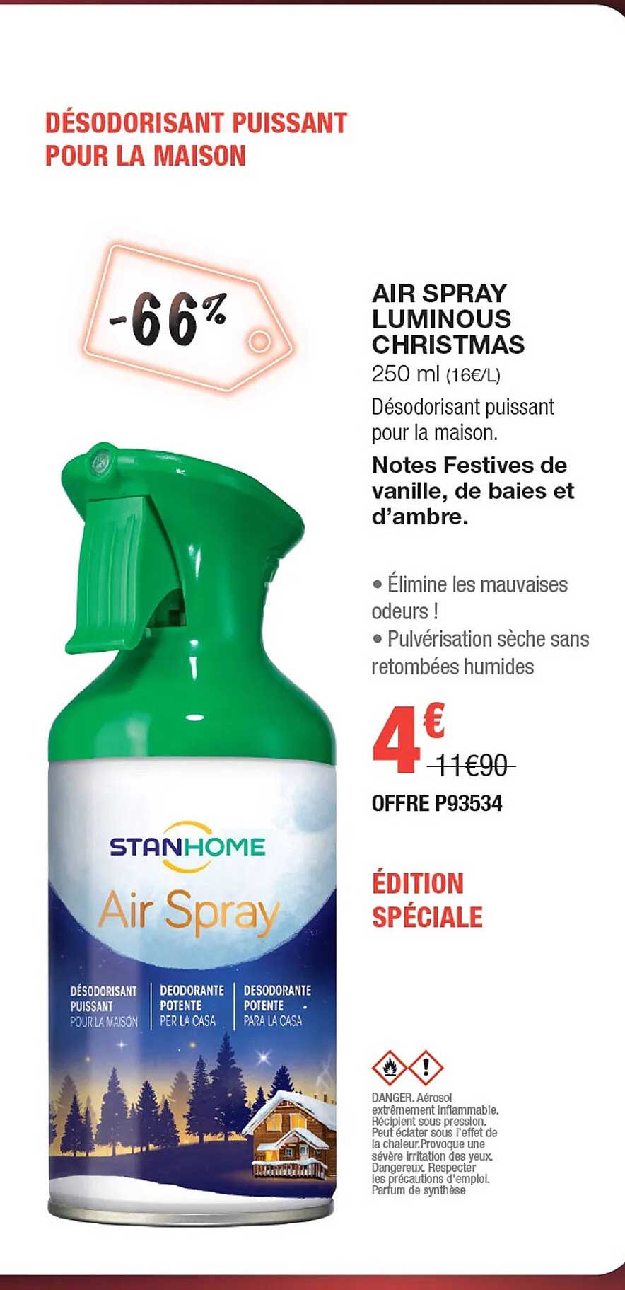 air spray luminous christmas