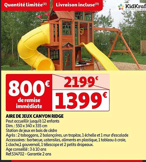 aire de jeux canyon ridge