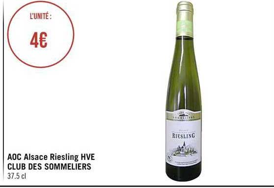 Aoc Alsace Riesling Hve Club Des Sommeliers
