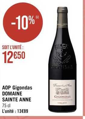 aop gigondas domaine sainte anne