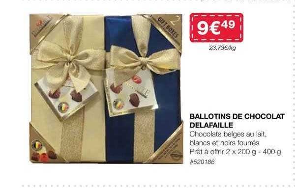 ballotins de chocolat delafaille