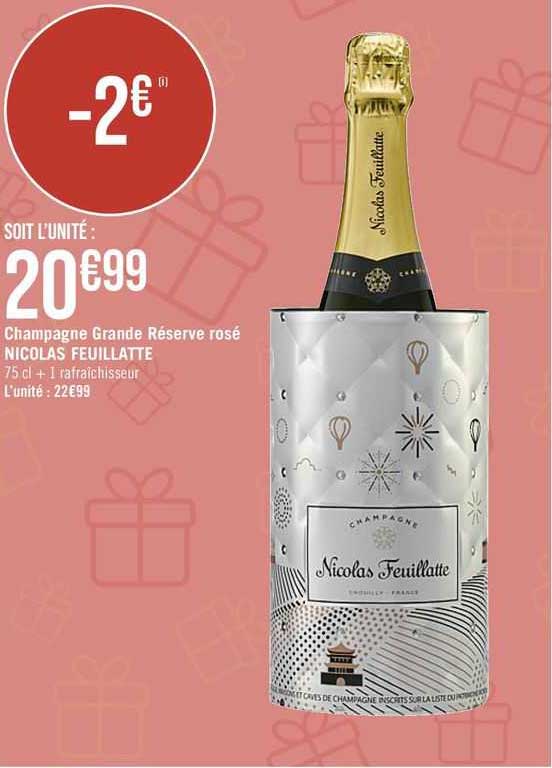 champagne grande réserve rosé nicolas feuillatte