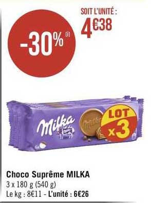 Choco Suprême Milka