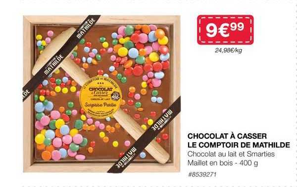 chocolat à casser le comptoir de mathilde