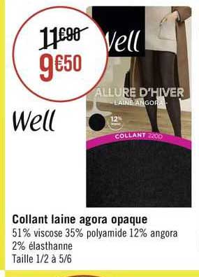 collant laine agora opaque well