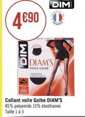 collant voile galbe diam's dim