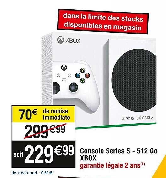 console séries s - 512 go xbox