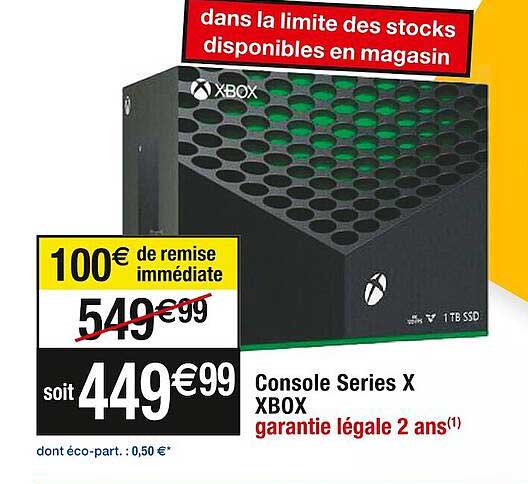 console séries x xbox