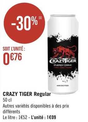 crazy tiger regular