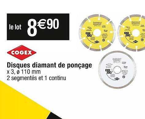 disques diamant de ponçage cogex