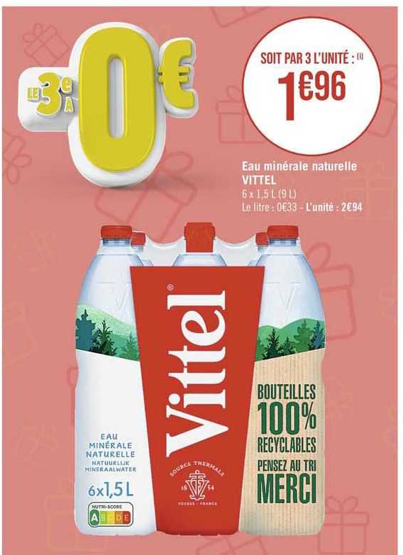 Eau Minérale Naturelle Vittel