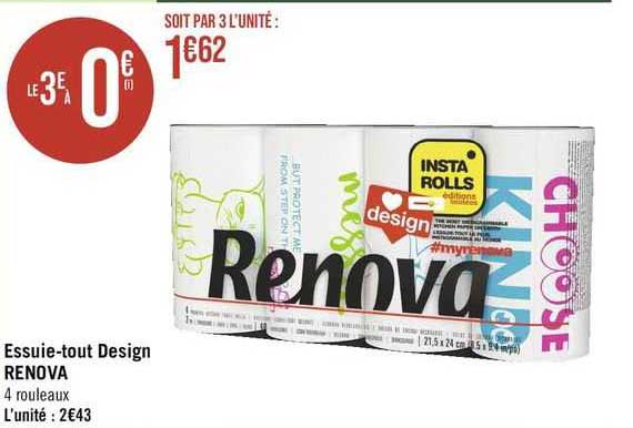 essuie-tout design renova