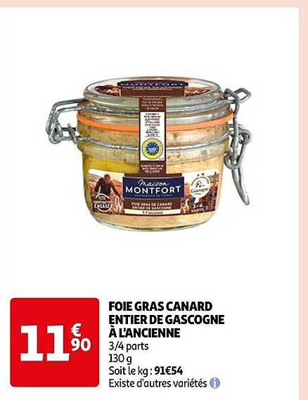 Foie Gras Canard Entier De Gascogne à L'ancienne