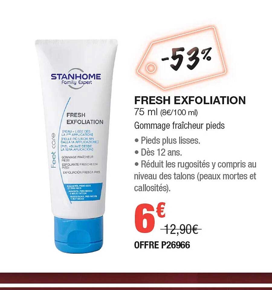 Fresh Exfoliation Stanhome